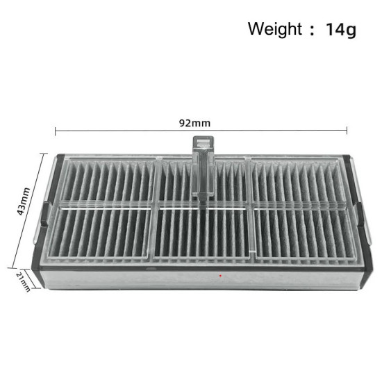 Γνήσιο φίλτρο HEPA για Dreame X30/X40 Ultra / L10S Ultra Gen2 / L30/L40 Ultra / D20/ D30 Ultra – Σετ 2 τεμαχίων