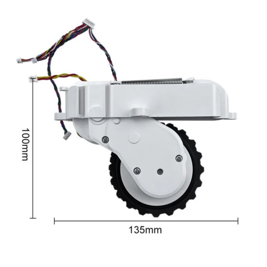 Αυθεντικός δεξιός τροχός με μοτέρ για Mi Robot Vacuum Mop P/ 2S/ S10/ Viomi V2 Pro