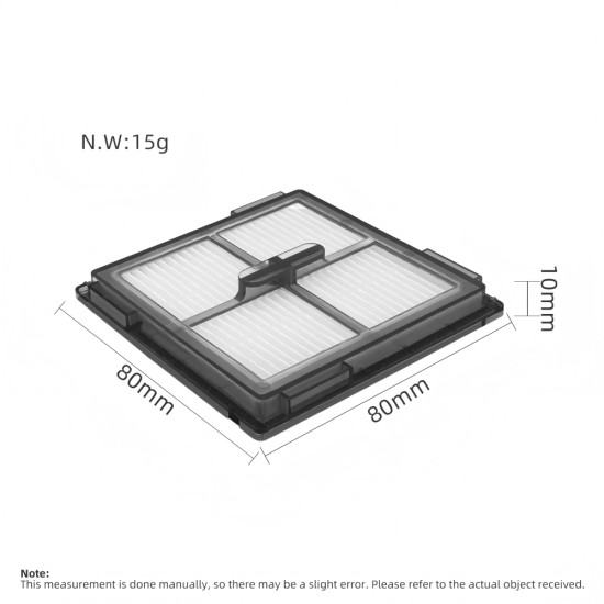 Φίλτρο HEPA για Roborock Q10 X5/ Q10 X5+/ Q10P+/ Q10 PF/ Q10 PF+/ Q8 Max Pro/ Q8 Max Pro+