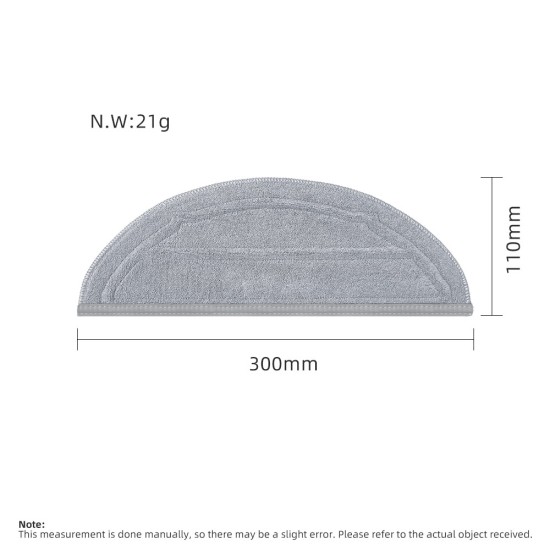 Γνήσια πανιά σφουγγαρίσματος για Roborock Q10 X5/ Q10 X5+/ Q10P+/ Q10 PF/ Q10 PF+/ Q8 Max Pro/ Q8 Max Pro+