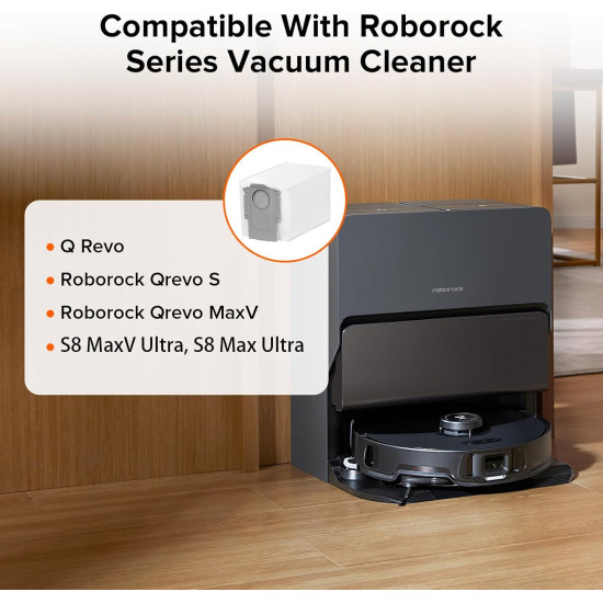 Σακούλες σκόνης Roborock - 3 τεμάχια, γνήσια συσκευασία